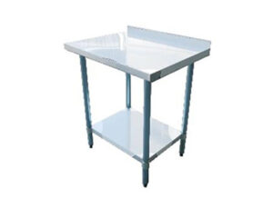 Mesa 30x36″ acero inoxidable 430 respaldo 2″ – ModernChef - Mod. 393-MGWTG-30362R-418