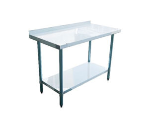 Mesa 30x48″ acero inoxidable 430 respaldo 2″ – ModernChef - Mod. 393-MGWTG-30482R-418