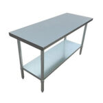 Mesa 30x60″ acero inoxidable 430 –  ModernChef - Mod. 393-MGWTG-3060-418