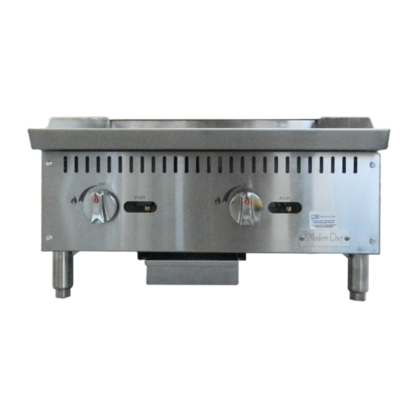 Plancha asadora comercial de 24×30” – ModernChef -PLATINUM 60,000BTU Mod. MGGM24-PLA