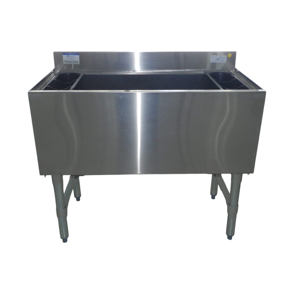 Bin de hielo 23" para bar acero inoxidable – ModernChef -ELITE Mod. SIB3-23 - Image 2
