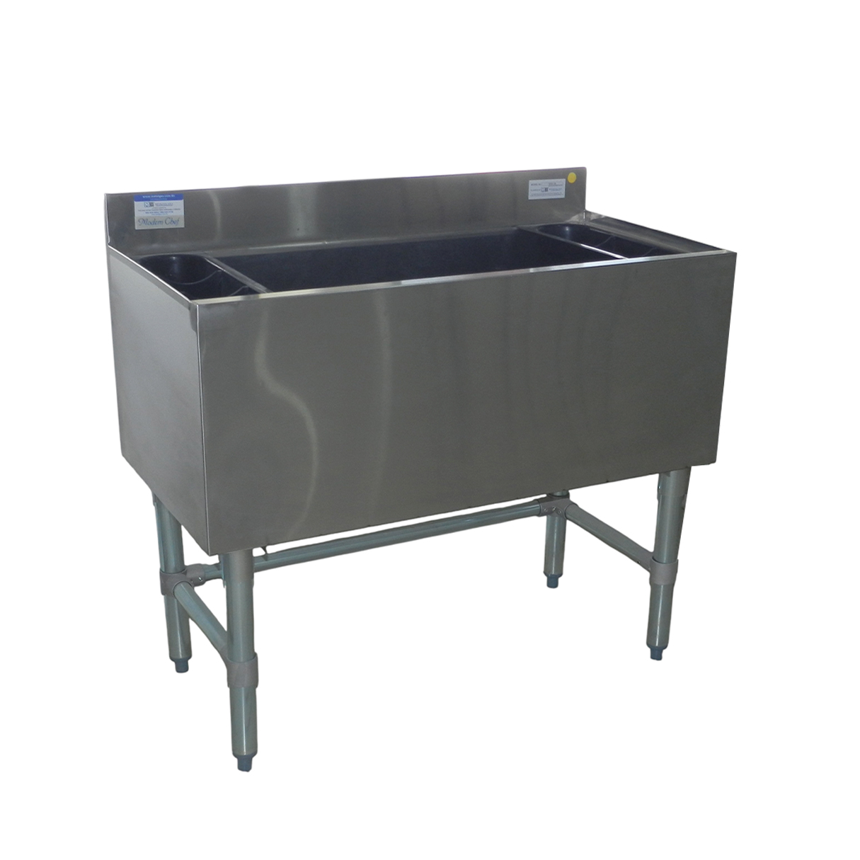 Bin de hielo 23" para bar acero inoxidable – ModernChef -ELITE Mod. SIB3-23