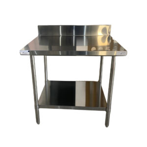 Mesa 30x36″ acero inoxidable 304 respaldo 5″– ModernChef - ELITE – MOD. 393-TSS3-3036B5