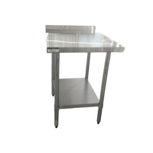 Mesa 30x24″ acero inoxidable 430 respaldo 2″ - Modern Chef – Mod. 393-MGWTG-30242R-418