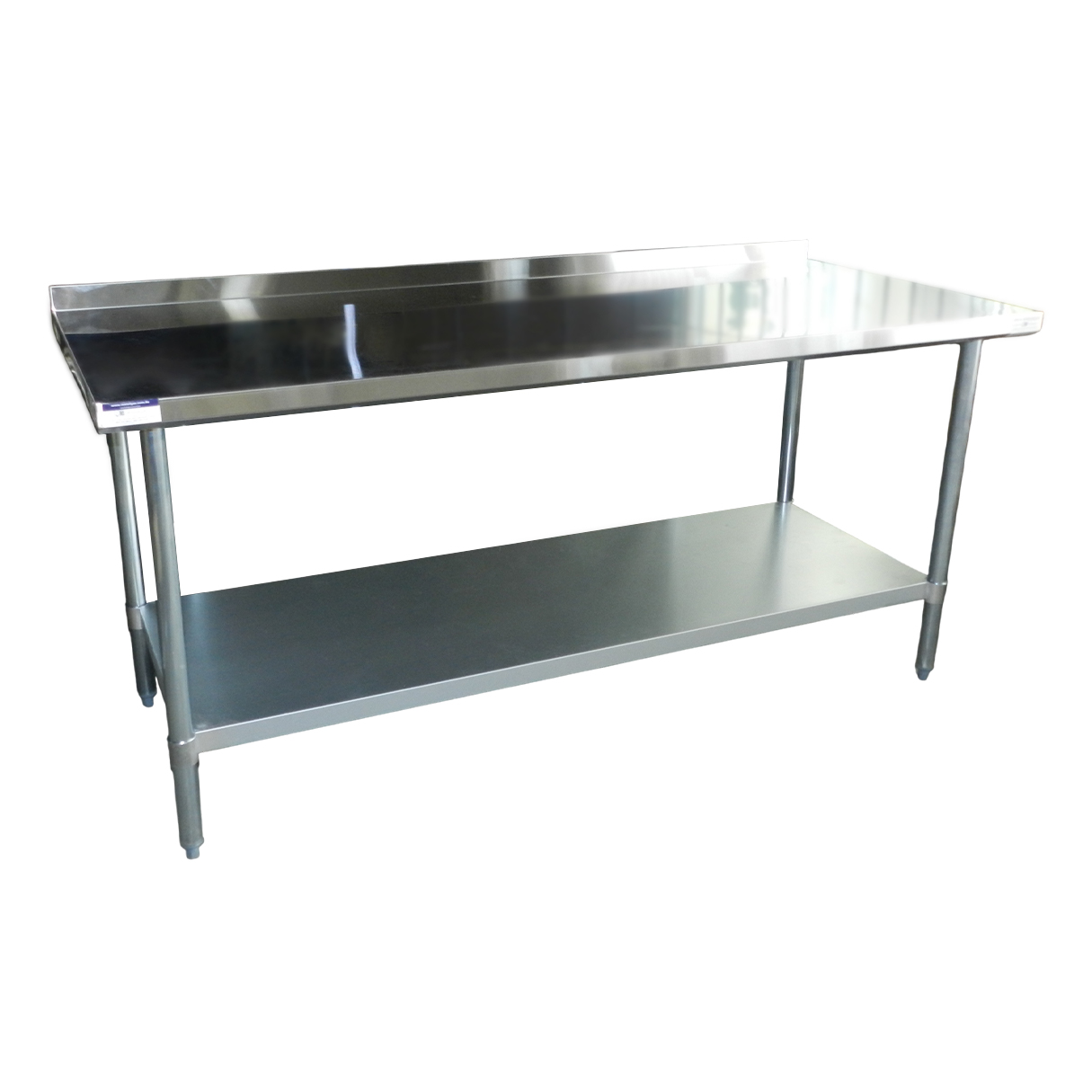 Mesa 30x72″ acero inoxidable 430 respaldo 2″ – ModernChef - Mod. 393-MGWTG-30722R-418 - Imagen 2