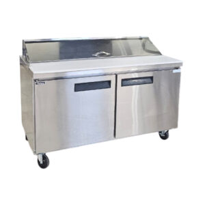 Mesa de preparación de sandwich 60" 2 puertas– ModernChef -PLATINUM Mod. MGSP60-PLA