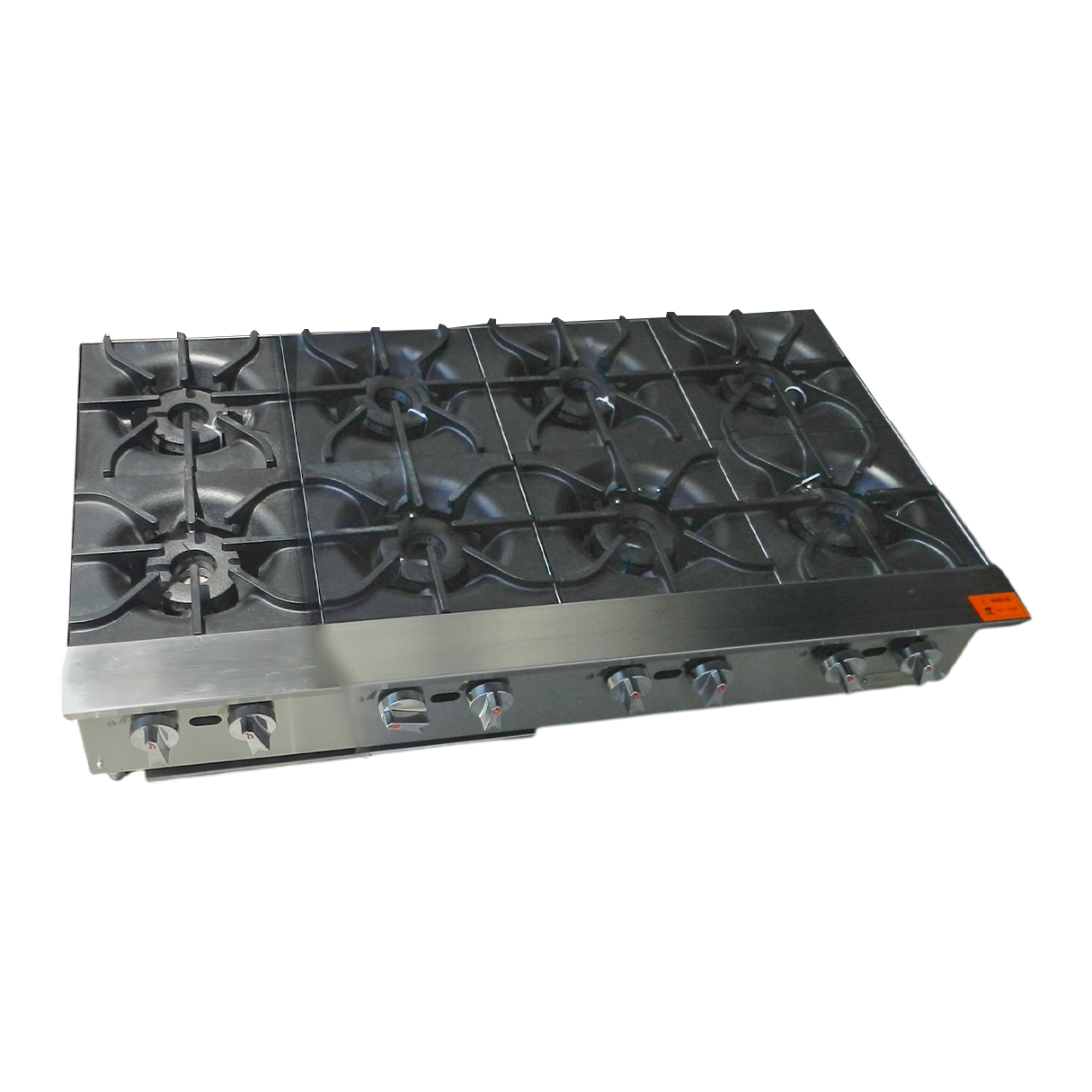 Estufa comercial de 8 quemadores 48" – ModernChef -PLATINUM Mod. MGHPA48-PLA - Imagen 3