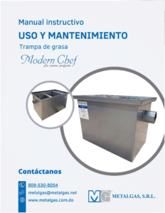 Manual trampa de grasa