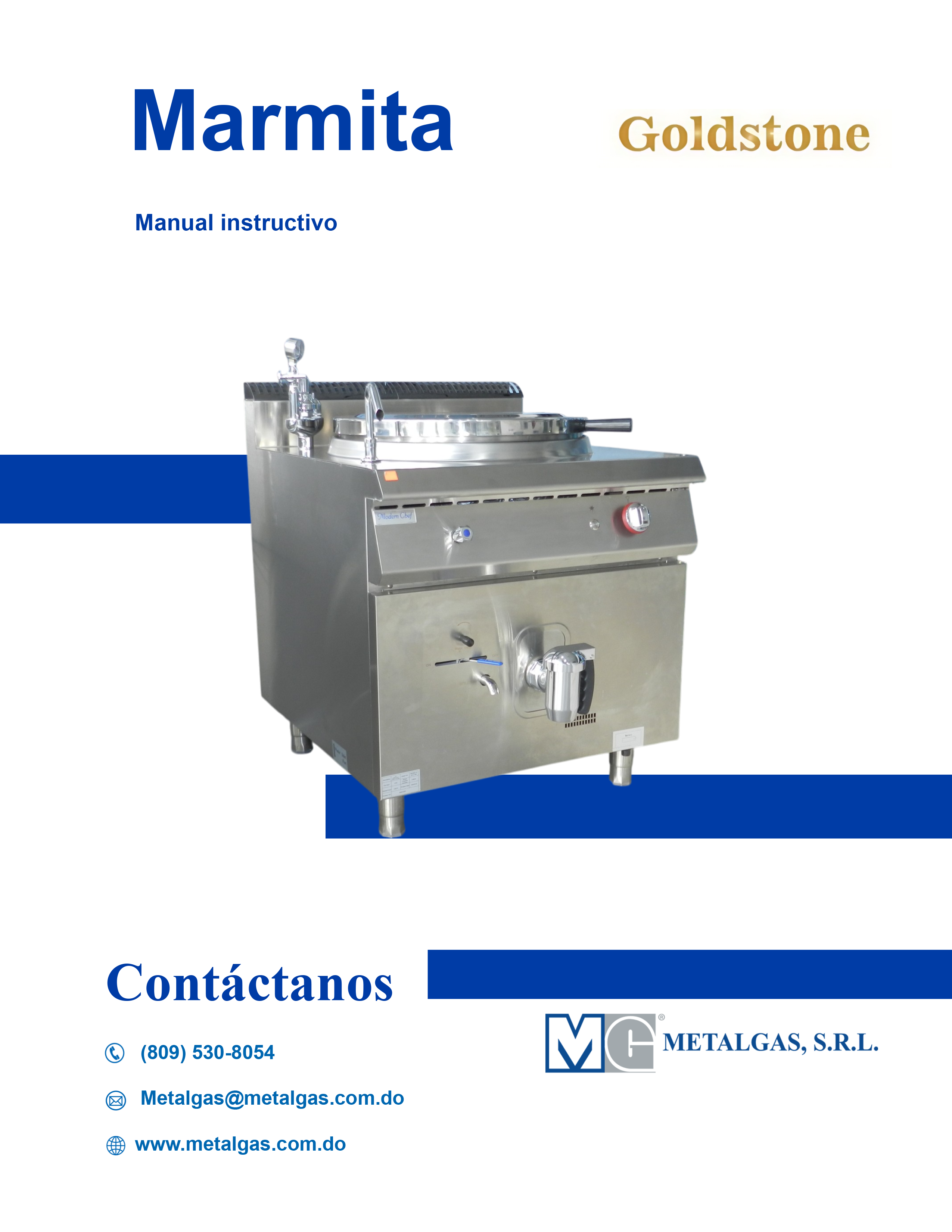 Manual instructivo Marmita