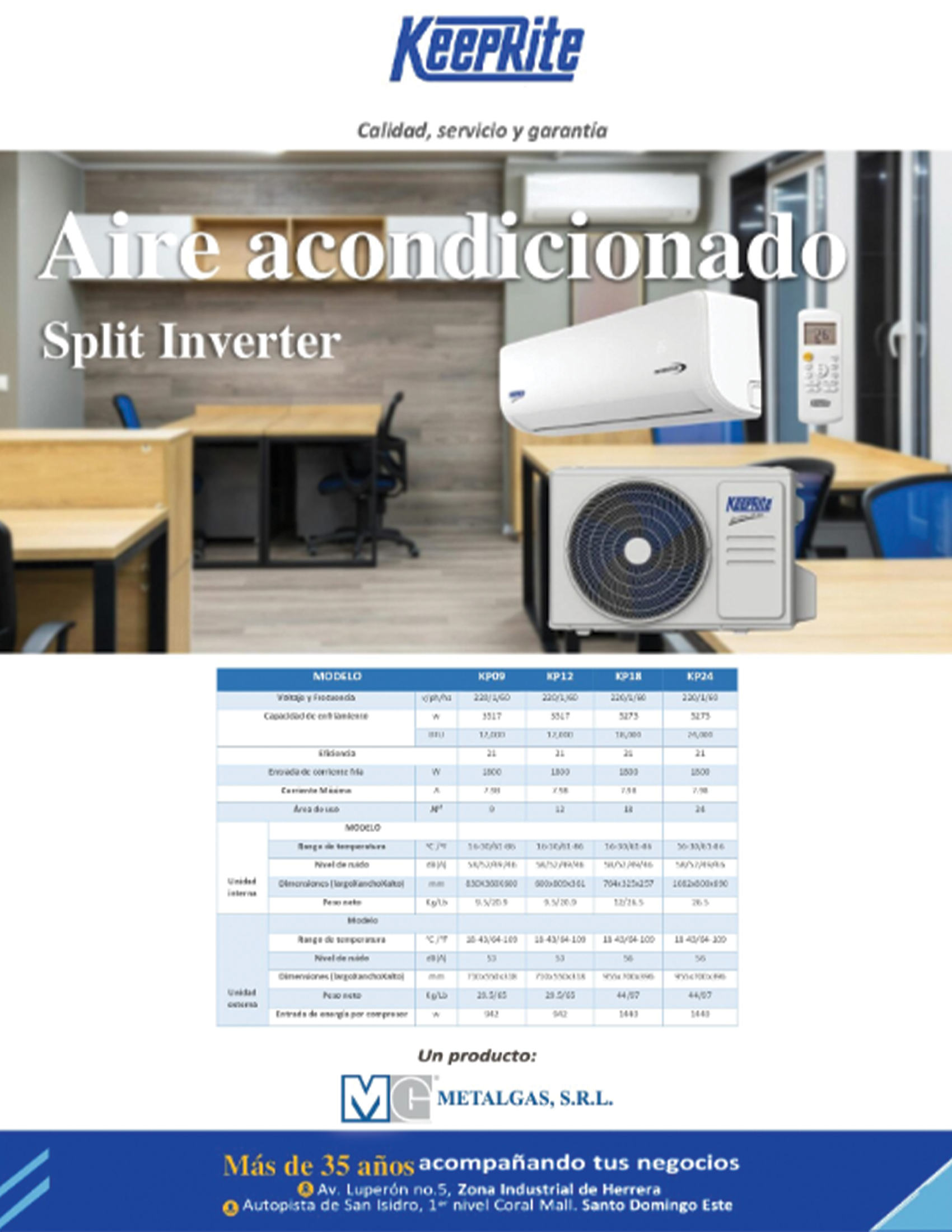 Brochure de acondicionadores de aire