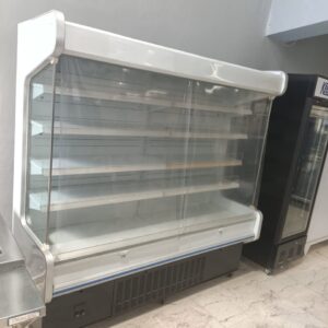 Exhibidor refrigerado abierto 79x28x80 pulg - Usado / Operativo