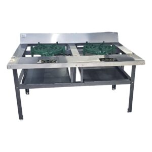 Estufón Power Flame P-50 de 2 quemadores - 48x33x26¨ - Modernchef Mod. MCHES02P50