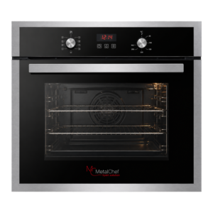 Horno empotrable MetalChef Signature MCEB8-BGS17 con convección y vidrio negro
